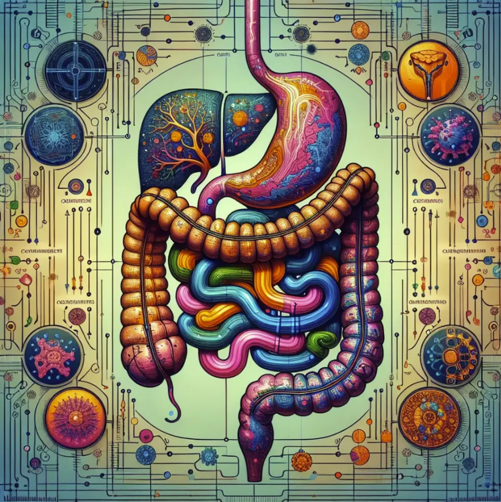 Colorful illustration of the human body, showcasing its intricate details and organs. Crohn's Disease Treatments