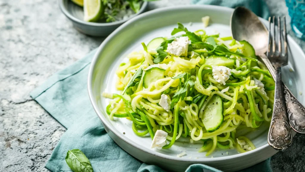 Zucchini Noodles. How to Stay Hydrated without Drinking Water