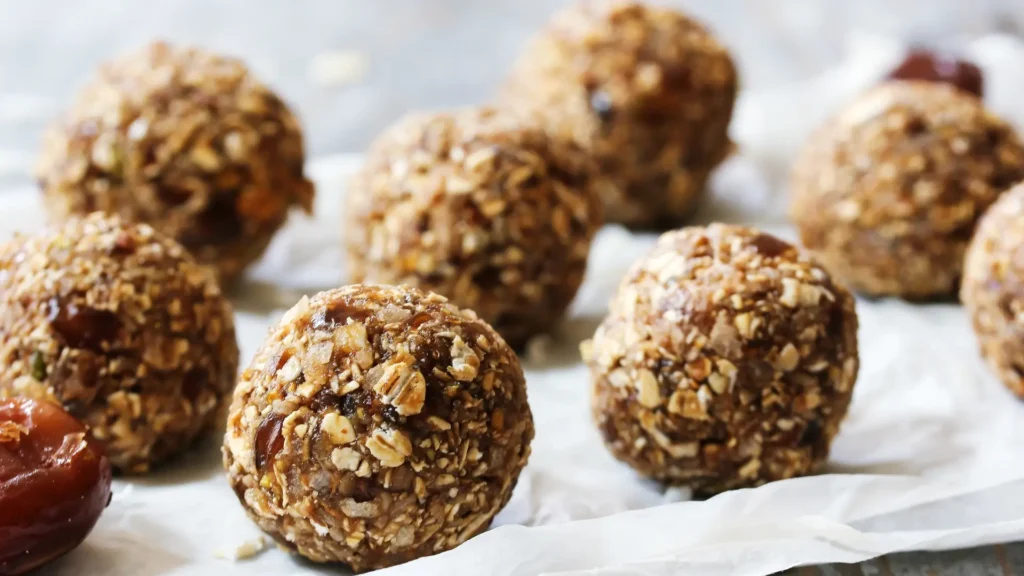 A plate of energy balls