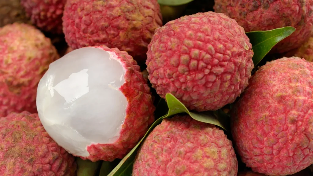 A group of Lychees