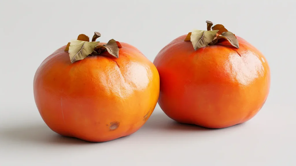 A bunch of persimmons