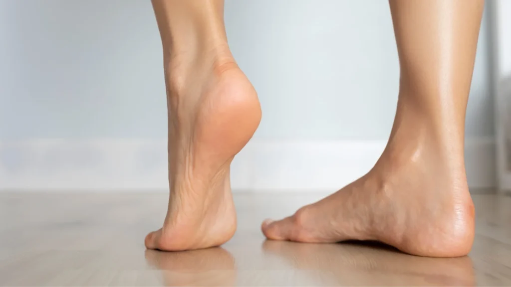 A woman using the best over the counter water pills for swollen feet