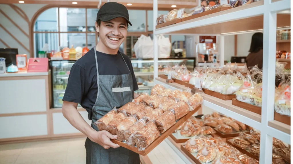 A baker using the Best Gluten Free Bread Maker 