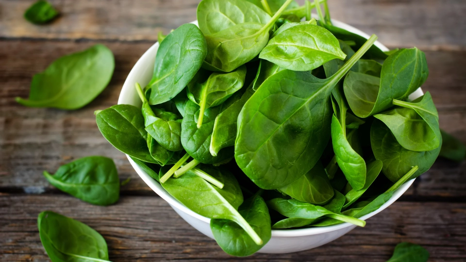 Best Vegetables for Skin - Spinach